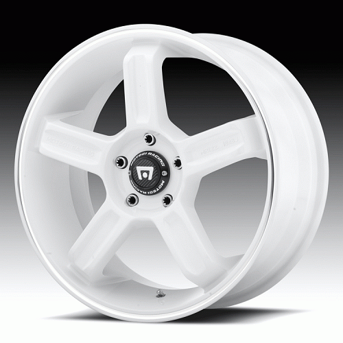 Motegi Racing MR122 122 White Custom Rims Wheels 1