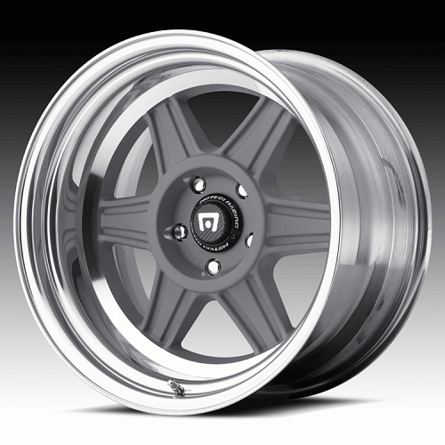 Motegi Racing MR224 224 Mag Gray Machined Custom Rims Wheels 1