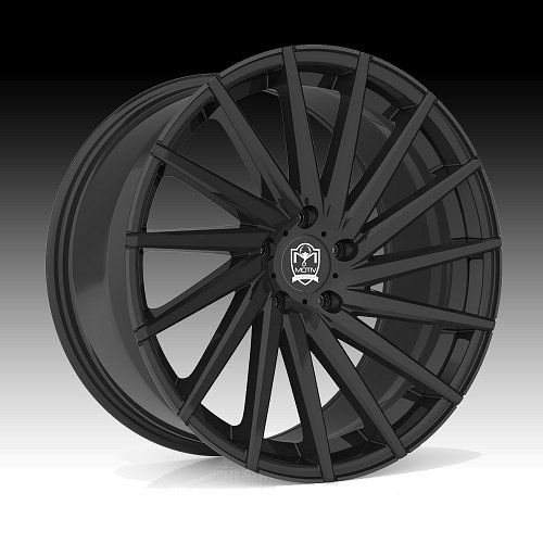 Motiv 417B Montage Satin Black Custom Wheels Rims 1