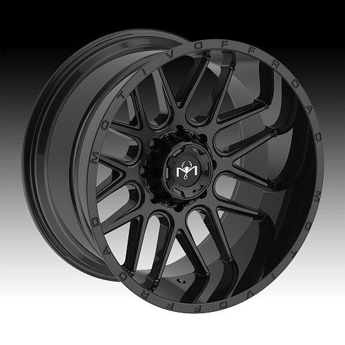 Motiv Offroad 423B Magnus Gloss Black Custom Wheels Rims 1