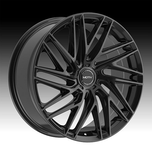 Motiv 429B Align Gloss Black Custom Wheels Rims 1