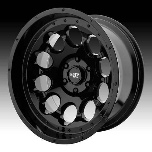 Moto Metal MO990 Rotary Gloss Black Custom Wheels Rims 1