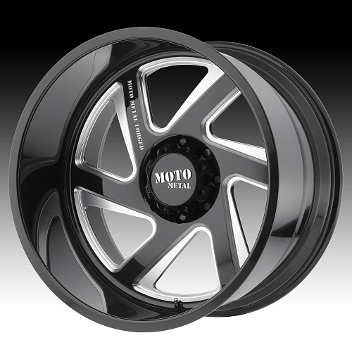 Moto Metal MO400 Forged Gloss Black Milled Custom Wheels Rims 1