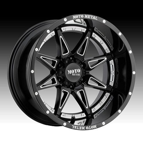 Moto Metal MO993 Hydra Gloss Black Milled Custom Wheels Rims 1