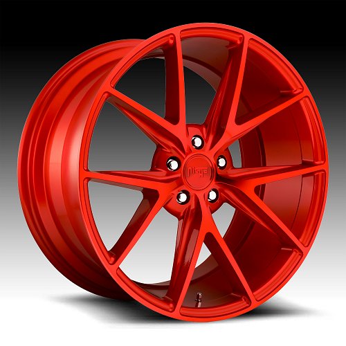 Niche Misano M186 Candy Red Custom Wheels Rims 1
