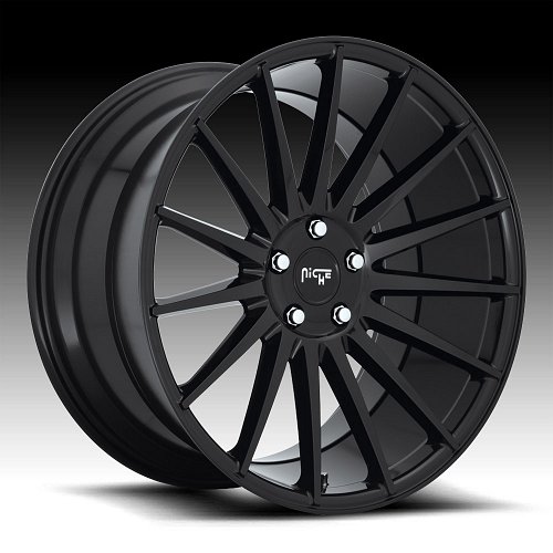 Niche Form M214 Gloss Black Custom Wheels Rims 1