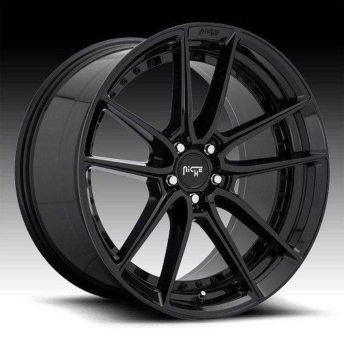 Niche DFS M223 Gloss Black Custom Wheels Rims 1