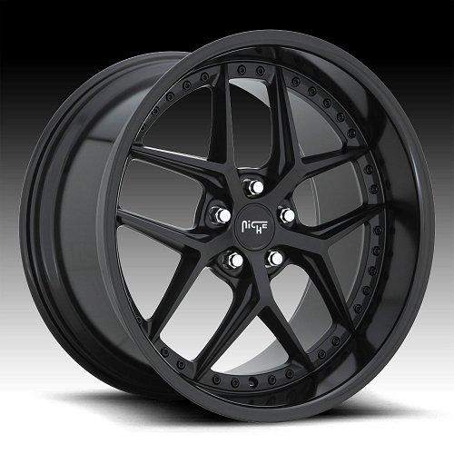 Niche Vice M226 2-Tone Black Custom Wheels Rims 1