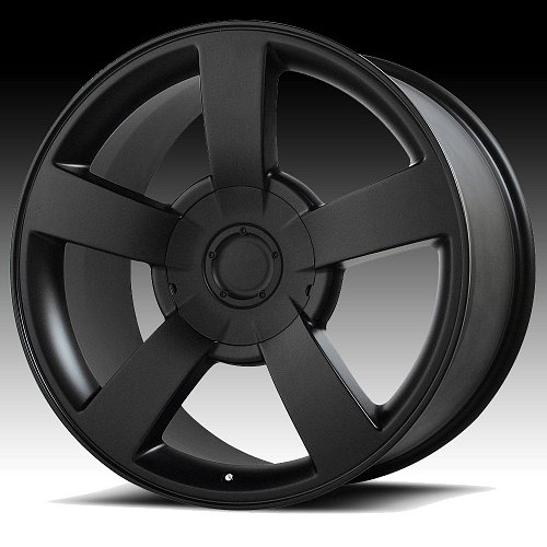 OE Creations 112B Matte Black Custom Wheel 1