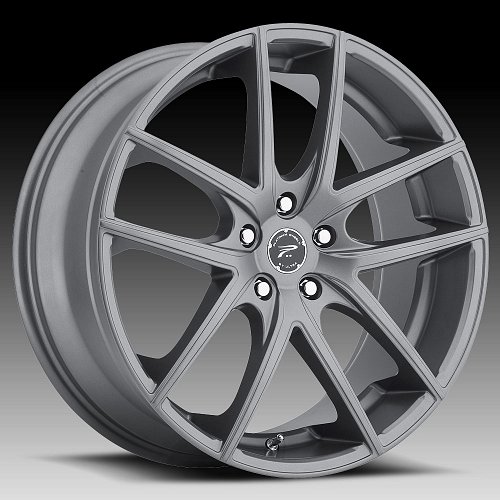 Platinum 412 Opulent Satin Graphite Custom Wheels Rims 1