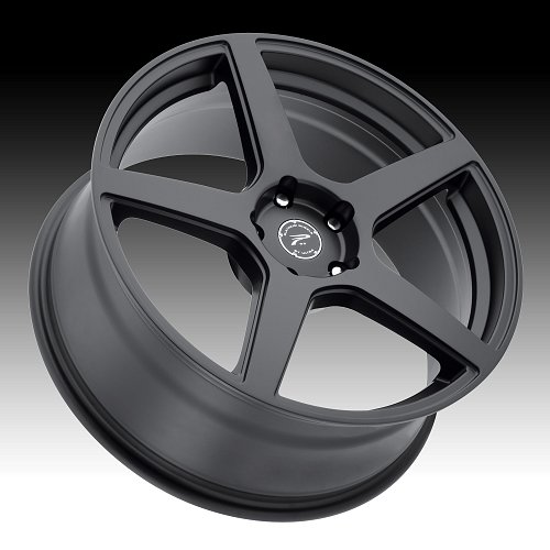 Platinum 432 Elite Satin Black Custom Wheels Rims 2