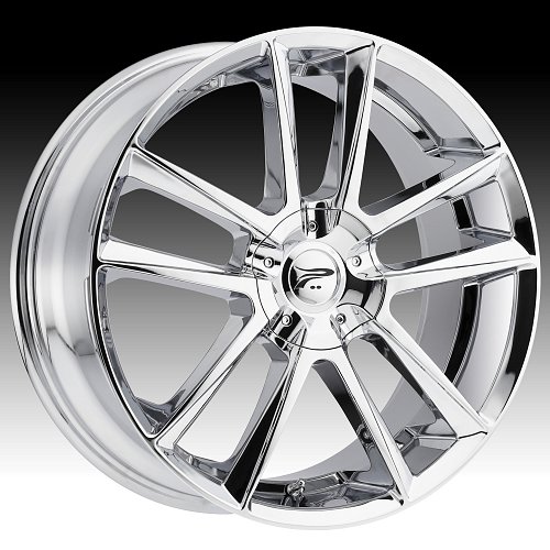 Platinum 436 Gemini Chrome Custom Wheels Rims 1