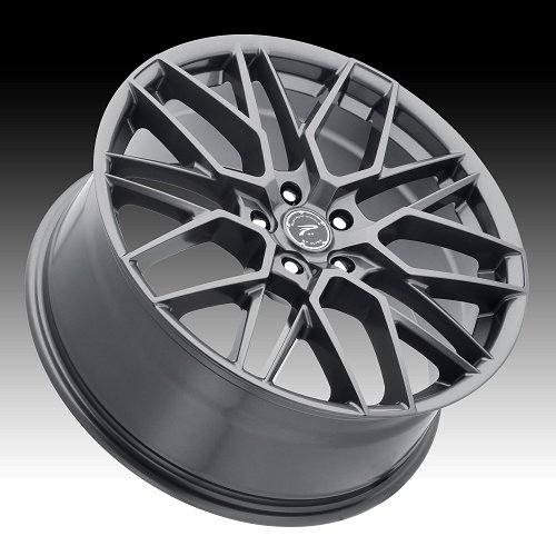 Platinum 459GN Retribution Gloss Gunmetal Custom Wheels Rims 2