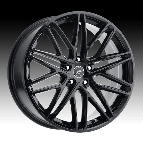 Platinum 460BK Atonement Gloss Black Custom Wheels Rims 1