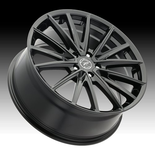 Platinum 461BK Exodus Gloss Black Custom Wheels Rims 2