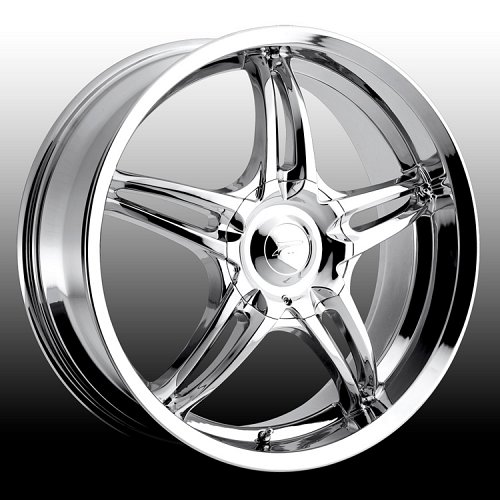 Platinum 269 Fury Chrome Custom Rims Wheels 1