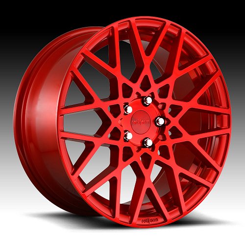 Rotiform BLQ R109 Candy Red Custom Wheels Rims 1