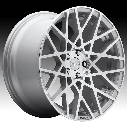 Rotiform BLQ R110 Machined Silver Custom Wheels Rims 1