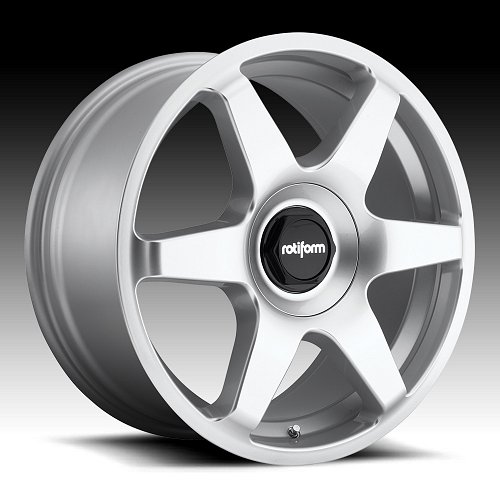 Rotiform SIX R114 Gloss Silver Custom Wheels Rims 1