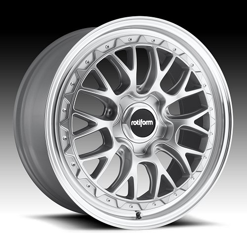 Rotiform LSR R155 Gloss Silver Custom Wheels Rims 1