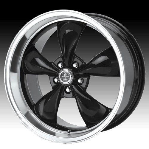Carroll Shelby Torq Thrust&reg; SB105MS Gloss Black Machined Custom Rims Wheels 1