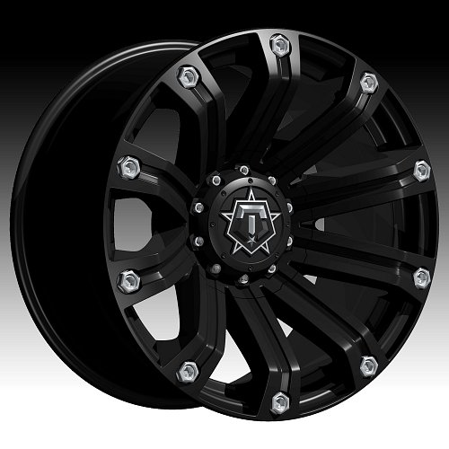 TIS 534B Satin Black Custom Rims Wheels 1