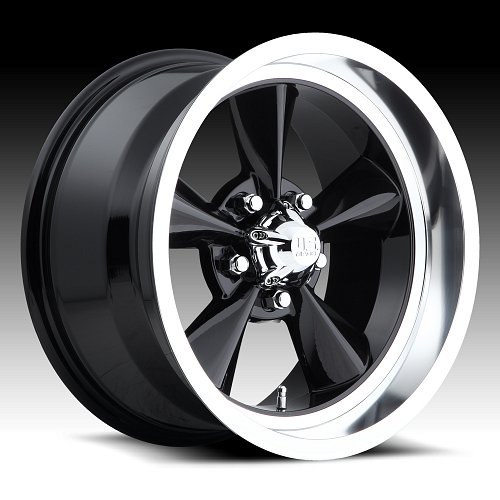 US Mags Standard U107 Black Custom Wheels Rims 1