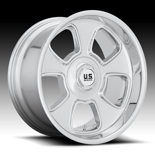 US Mags BLVD U126 Chrome Custom Wheels Rims 1