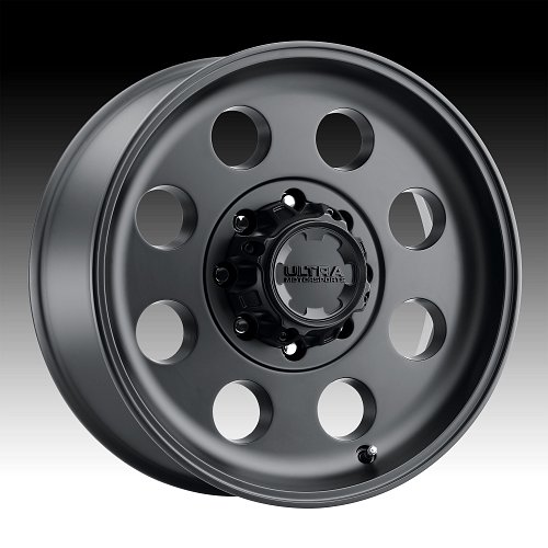 Ultra 164SB Satin Black Custom Wheels Rims 1
