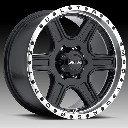 Ultra 176 Vegabond Gloss Black Machined Custom Wheels Rims 1