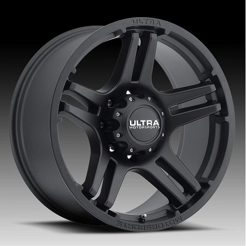 Ultra 264 Bully Satin Black Custom Wheels Rims 1