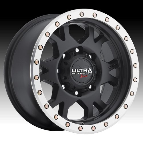 Ultra X102 Xtreme X-Lok Black Machined Custom Wheels 1