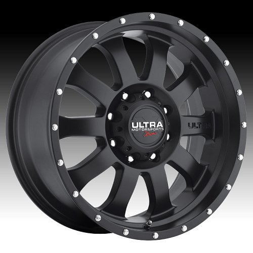 Ultra X105 Xtreme II Satin Black Custom Wheels 1