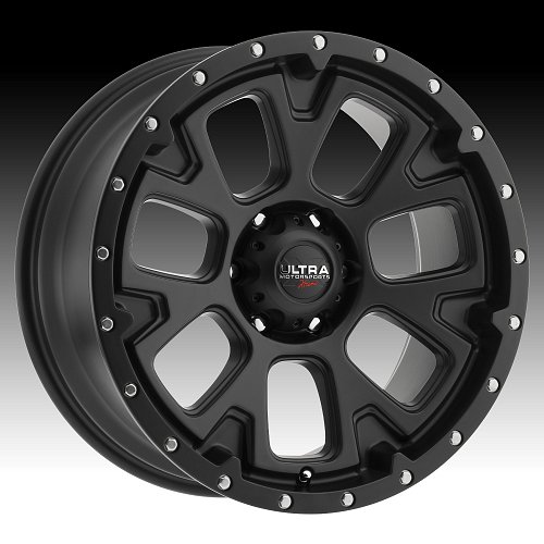 Ultra X109 Xtreme Satin Black Custom Wheels 1