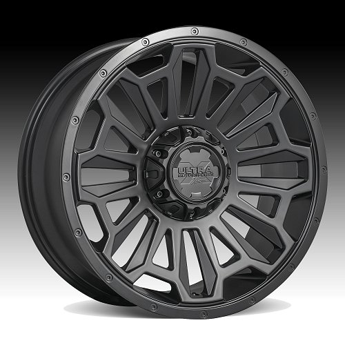 Ultra X110 Satin Black Custom Wheels Rims 1