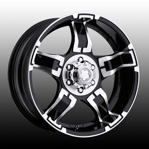 Ultra 193 / 194 Drifter Black w/ Diamond Machined Custom Rims Wheels 1
