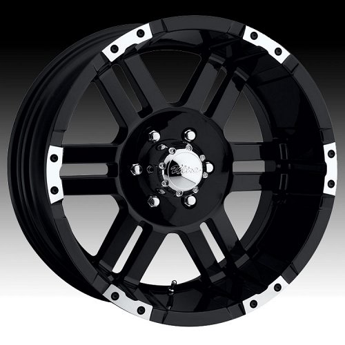 Ultra 247B 247 / 248B 248 Thunder Black w/ Machined Custom Rims Wheels 1