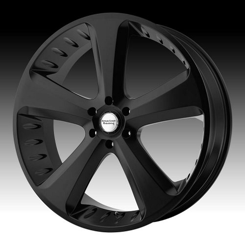 American Racing VN870 870 Circuit Satin Black Custom Rims Wheels 1