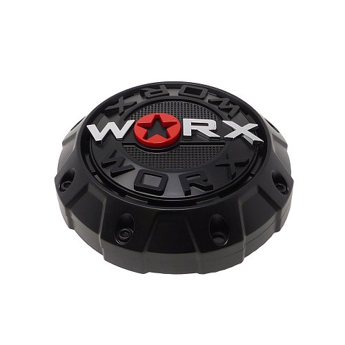 WRX-8856LSB / Worx Alloy Satin Black 5x150 Bolt On Center Cap 1
