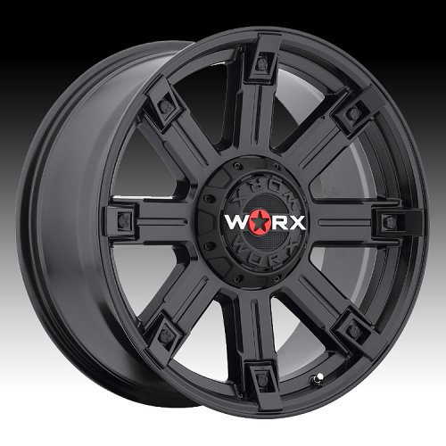 Worx Alloy 806 Triton Satin Black Custom Wheels Rims 1