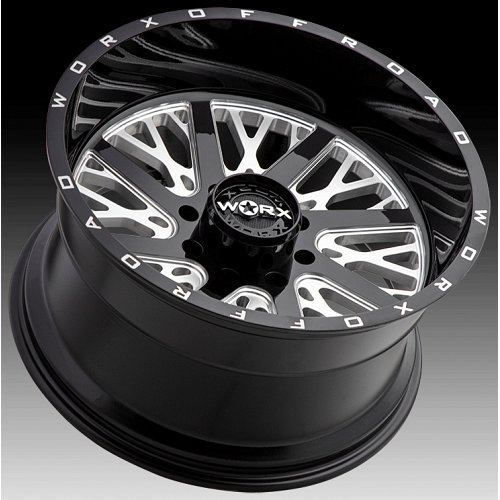 Worx Alloy 816BM Overtime Gloss Black Milled | Custom Wheels Express