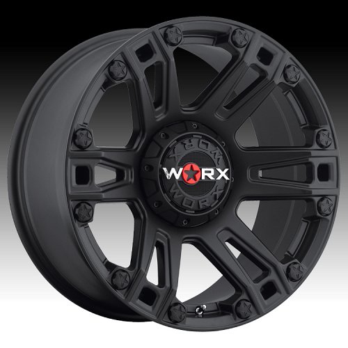 Worx Alloy 803 Beast Satin Black Custom Rims Wheels 1