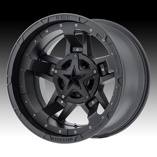XD Series XD827 RS3 Matte Black Custom Wheels Rims 1