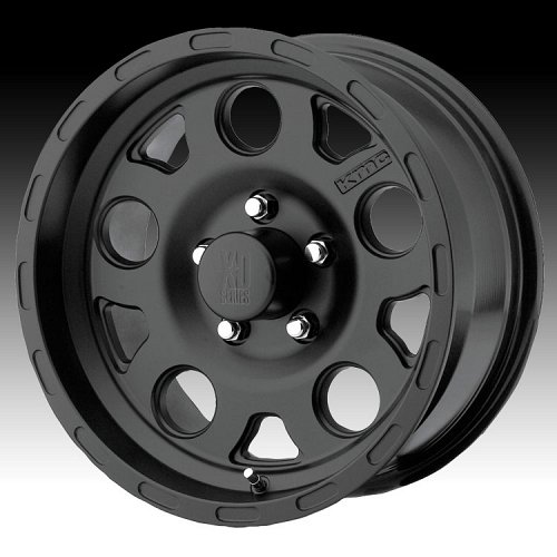 XD Series XD122 Enduro Matte Black Custom Wheels Rims 1