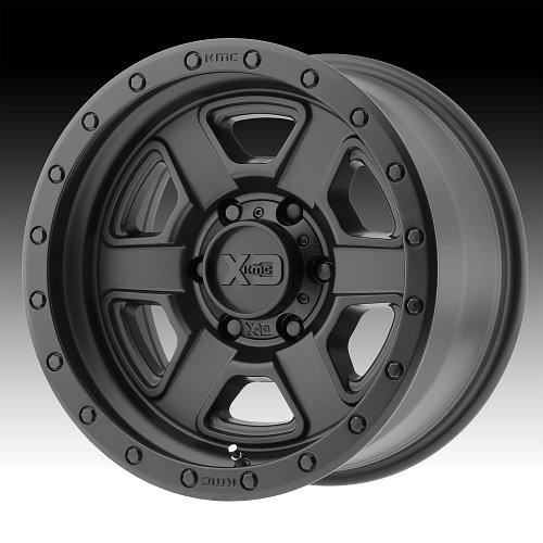 XD Series XD133 Fusion Off-Road Satin Black Custom Wheels Rims 1