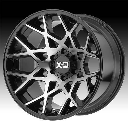 XD Series XD831 Chopstix Gloss Black Machined Custom Wheels Rims 1