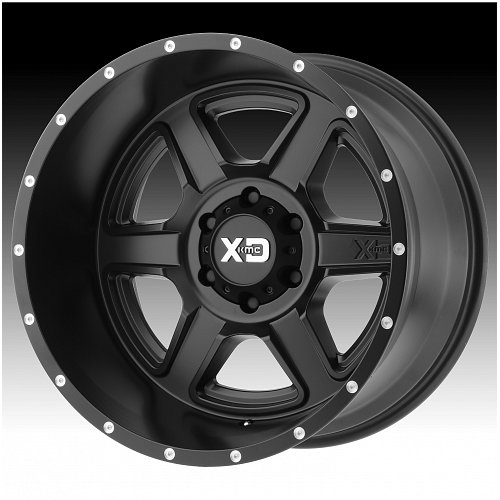 XD Series XD832 Fusion Satin Black Custom Wheels Rims 1
