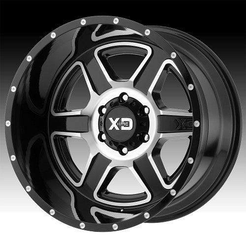 XD Series XD832 Fusion Machined Black Custom Wheels Rims 1